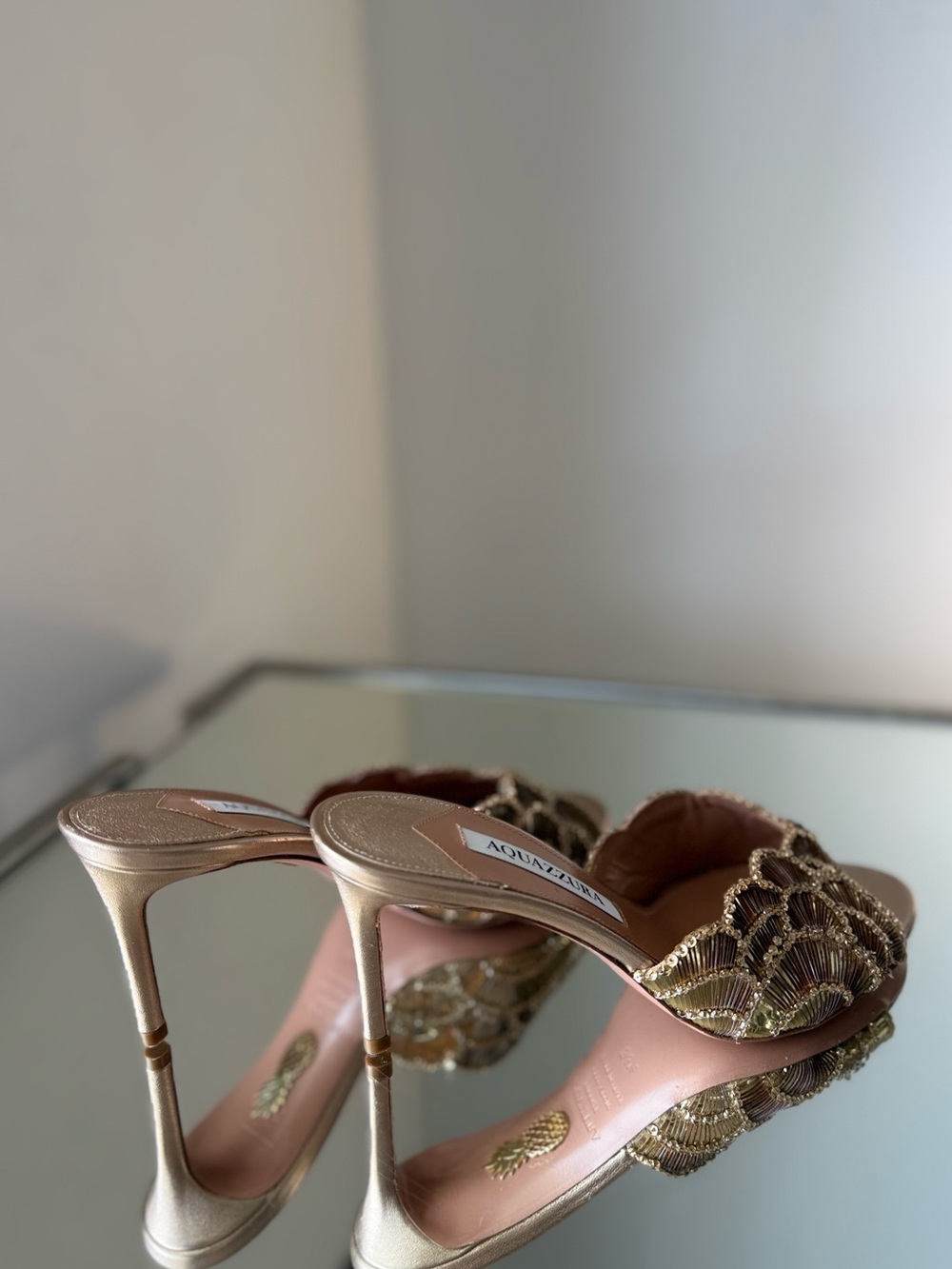 New Aquazzura Ce Soir Mule 75 $1,710 - Picture 13 of 15